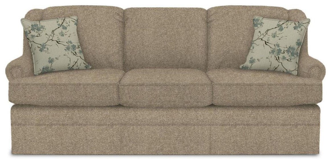 England Rochelle 1324514 Skirted Sofa Dunk & Bright Furniture Sofas